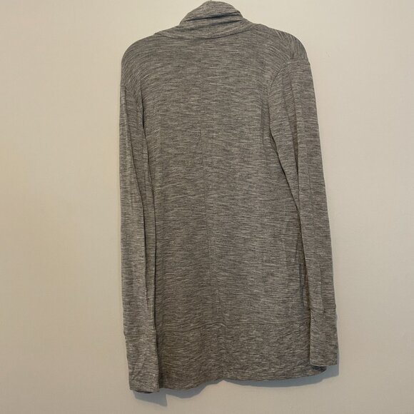 Athleta Open Front Cardigan W/ Pockets Long Sleeve Waterfall Women Size Medium - Picture 3 of 9